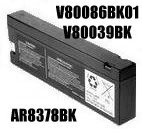 V80086BK0112 volt SLA battery Philips
